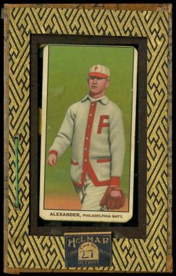 Picture, Helmar Brewing, T206-Helmar Card # 27, Grover Cleveland ALEXANDER (HOF), Striding, Philadelphia Phillies